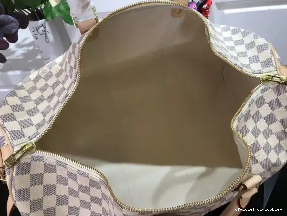 Official oldcobbler BANDOULIÈRE VUITTON KEEPALL 50 LOUIS 0515
